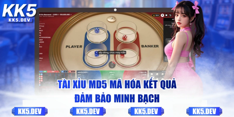 Tài Xỉu MD5 mã hóa kết quả đảm bảo minh bạch